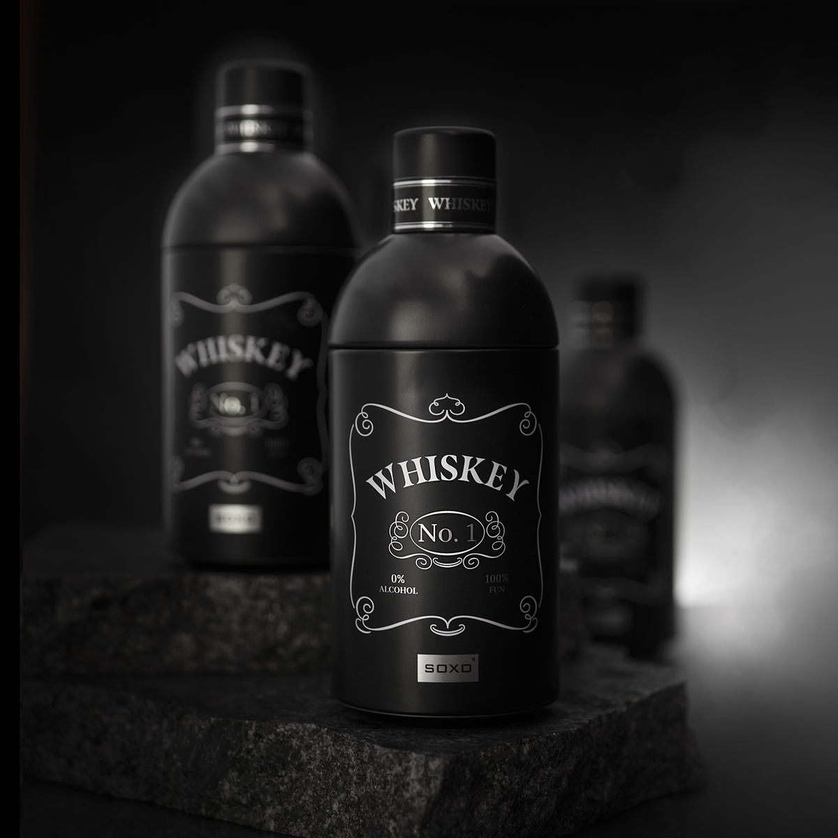 Boxershorts und Socken für Herren Whisky in einer SOXO-Flasche