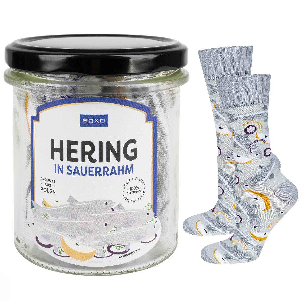 Hering in Sahne