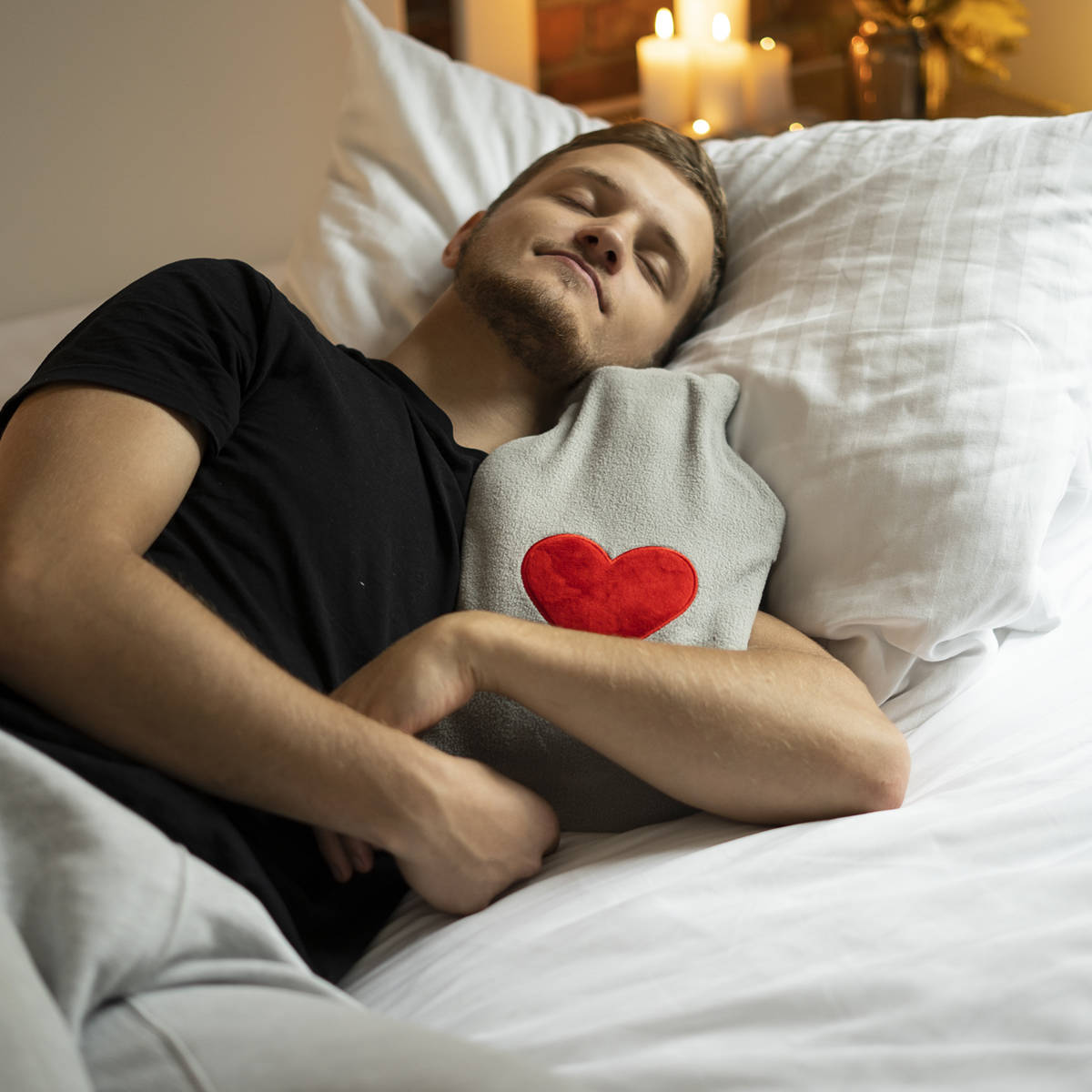 Grau Wärmflasche SOXO Geschenk