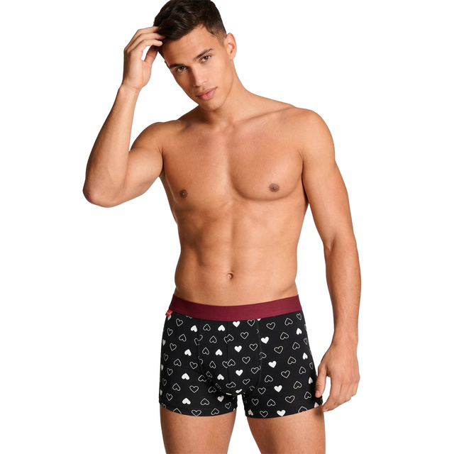 Set mit 1x lustigen Herrensocken + 1x Boxershorts für Valentinstag in einzigartiger Verpackung | SOXO