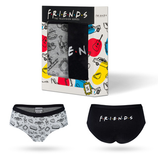 2 Paar von lustigen Damen Höschen mit Serie Friendsmotiv | SOXO