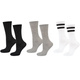 Skarpetki szaro-białe 3 pary