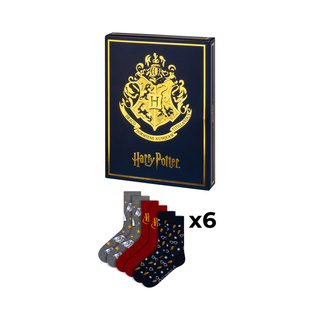 Geschenkset mit Socken Harry Potter 6er-Pack