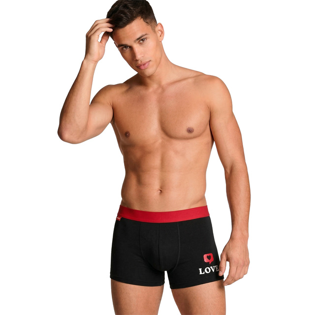 2 Paar von lustigen Boxershorts Geschenk für Valentinstag in einzigartiger Verpackung | SOXO