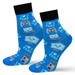 Bunte Frauensocken SOXO Computer