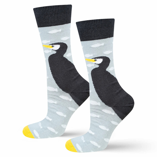 1 Paar von lustige Socken mit Vogel | Herrensocken | SOXO